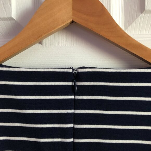 Chic By Jacob Navy Stripped Dress - Picture 4 of 4